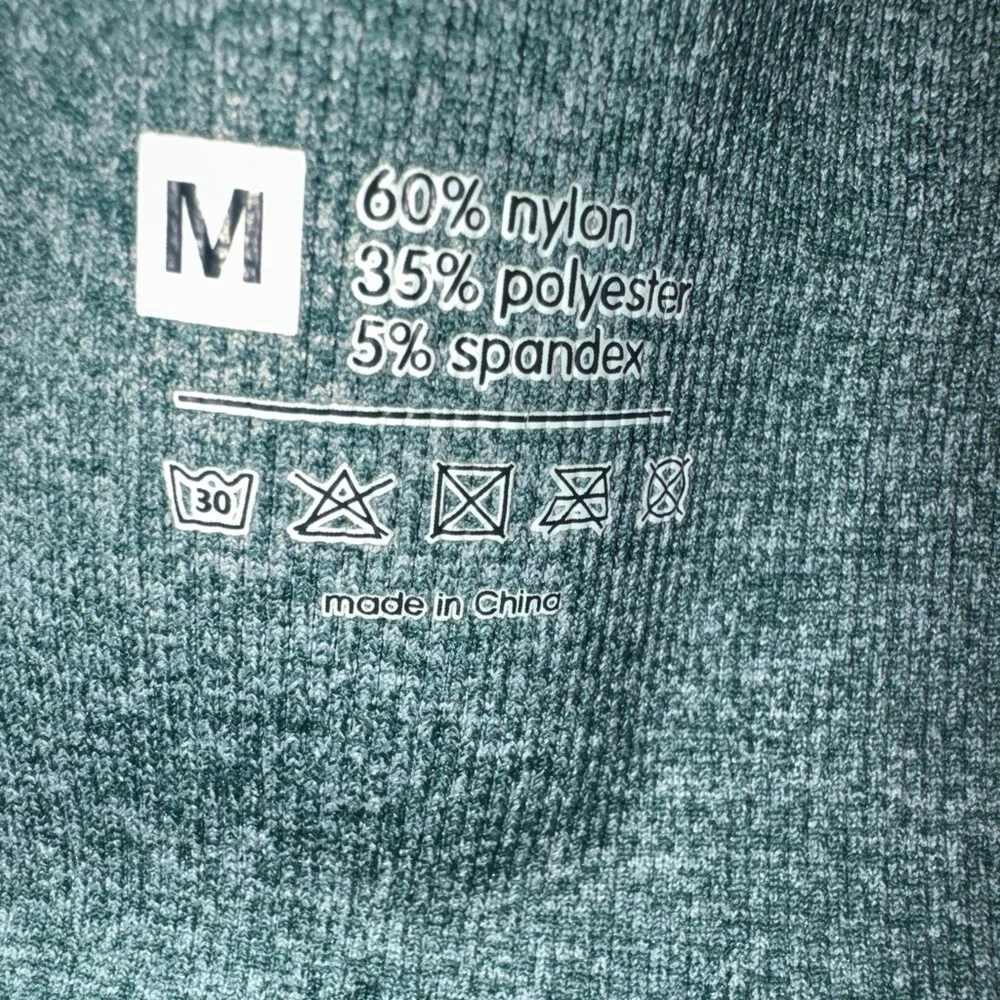 Gymshark Dark and Light Green Athletic Shorts Size Medium NWOT